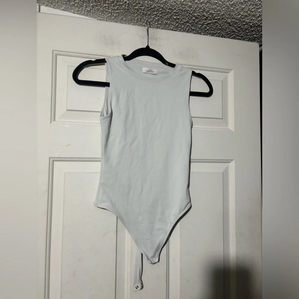 Babaton Light Gray Bodysuit